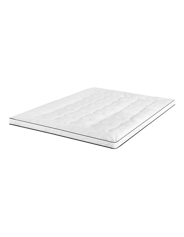Single Pillowtop Topper Mattress in White image 5