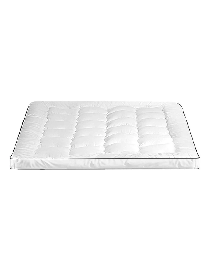 Single Pillowtop Topper Mattress in White image 6