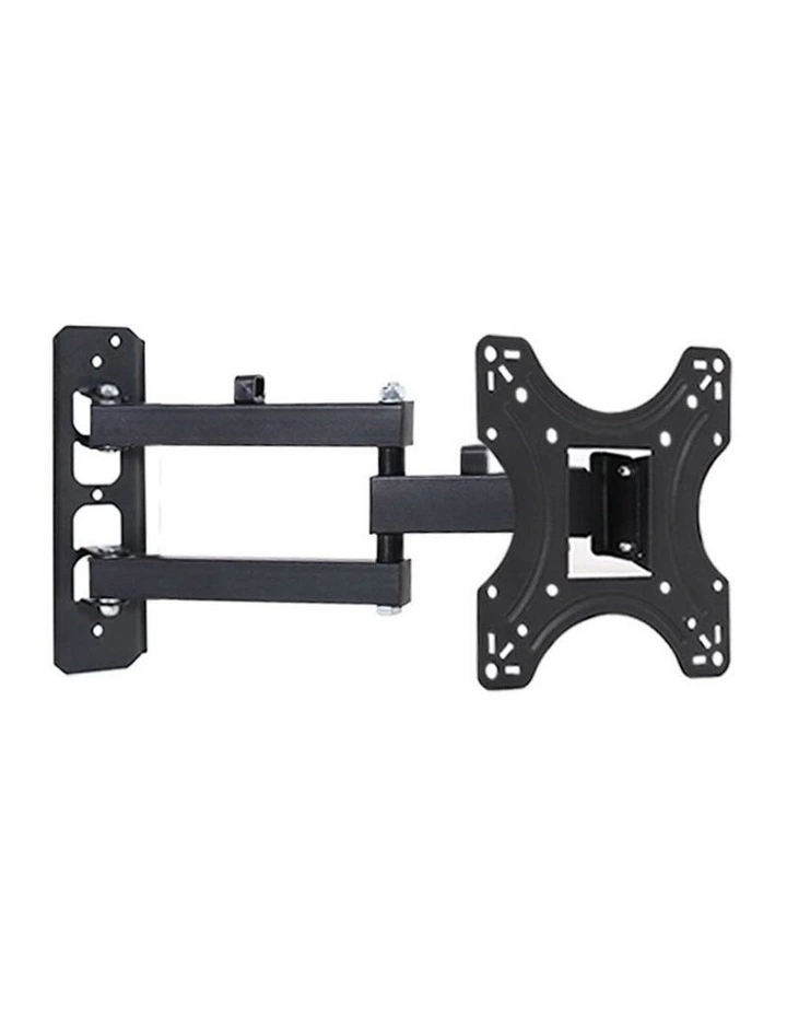 TV Wall Mount Bracket Tilt Swivel Full Motion 32 37 42inch in Black image 1