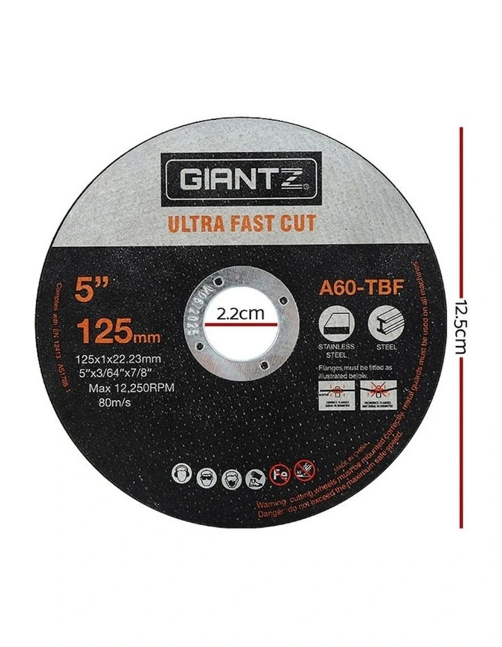 125mm 5" Cutting Disc Wheel Grinder X100 image 3