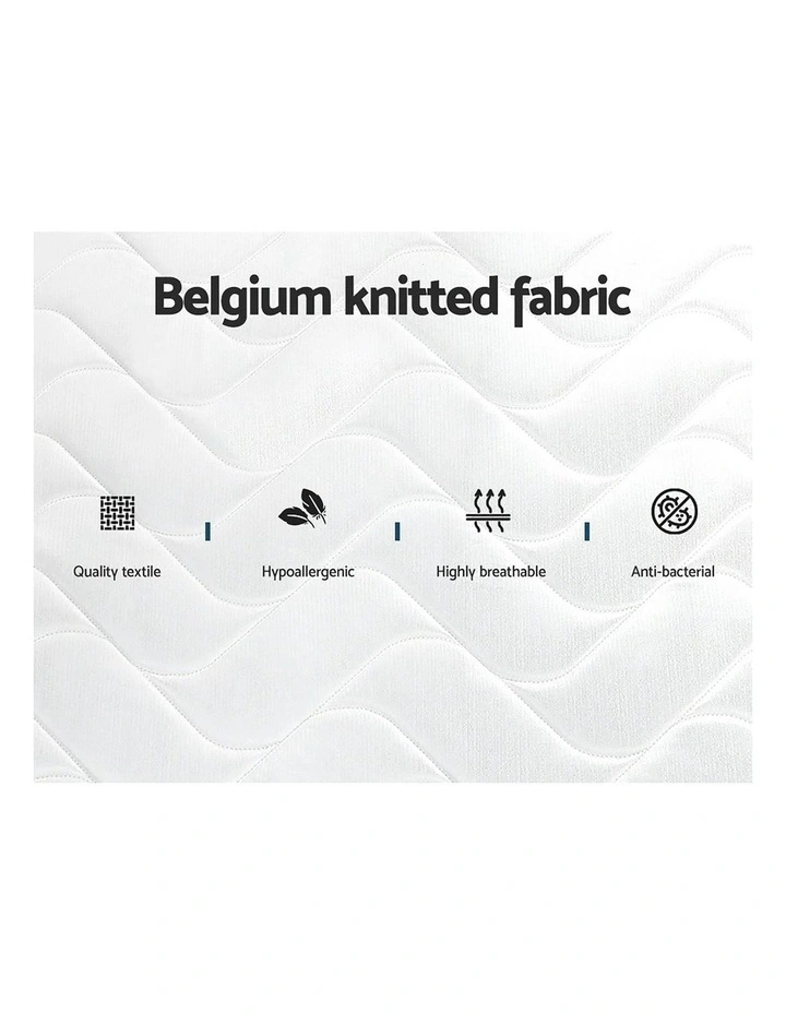 Bonnel Spring Single Mattress 13cm in White image 7