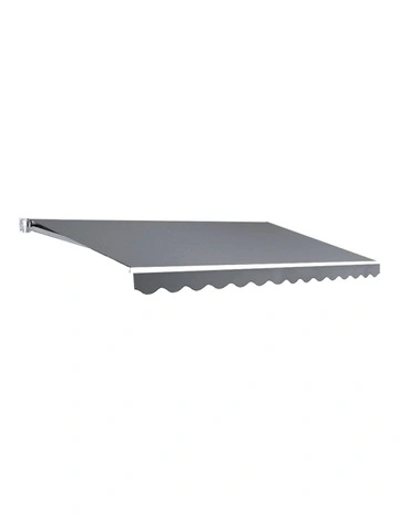 Folding Outdoor Arm Awning  4x2.5m in Grey