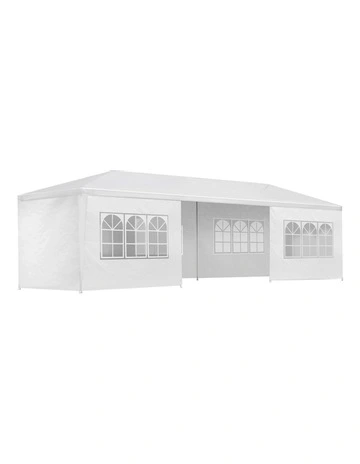 Outdoor Gazebo 3x6 8 panel in White