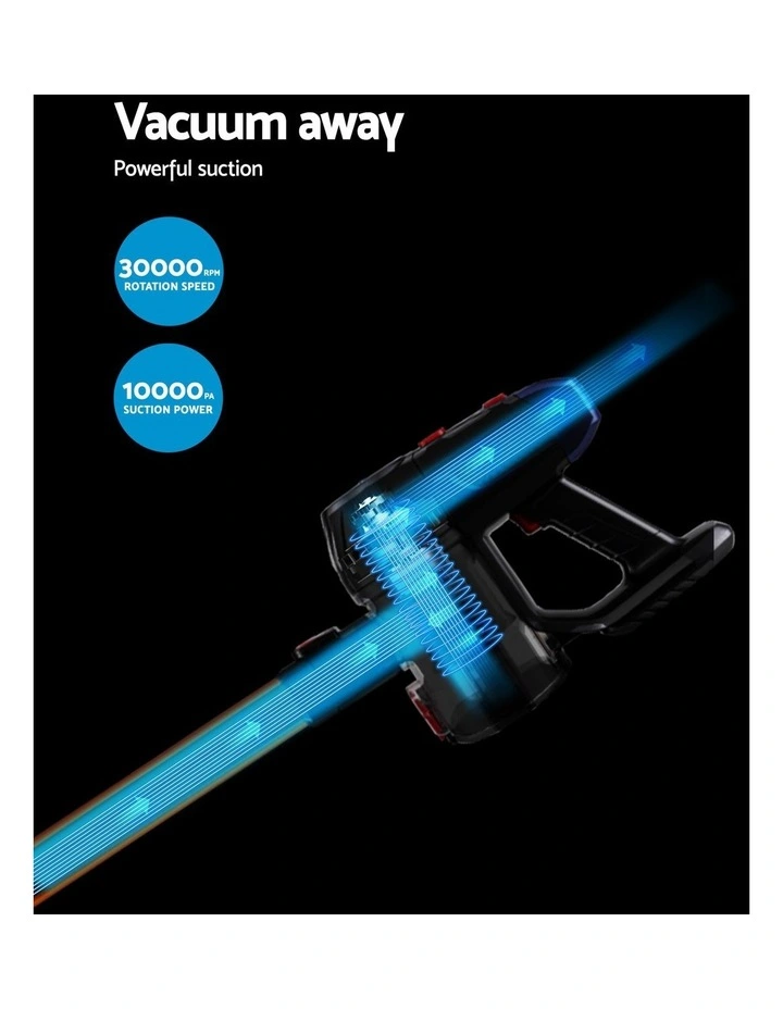 K7 Cordless Vacuum Cleaner 3-in-1, 4 HEPA Filters, Headlight, Wall Mount image 3