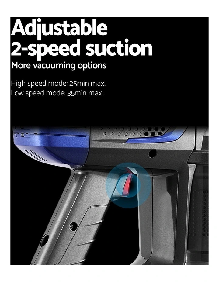 K7 Cordless Vacuum Cleaner 3-in-1, 4 HEPA Filters, Headlight, Wall Mount image 4