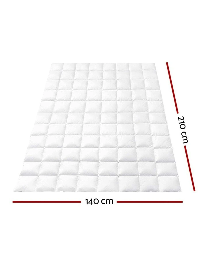 Goose Down Feather Quilt 700GSM Single image 7