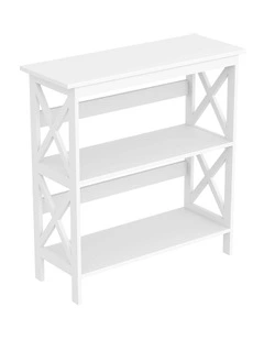 Bella 3 Tier Bookcase in White