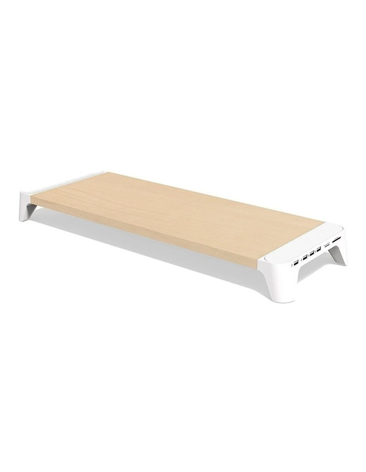Pallo Woody Fast Charging Hub Monitor Stand image 1