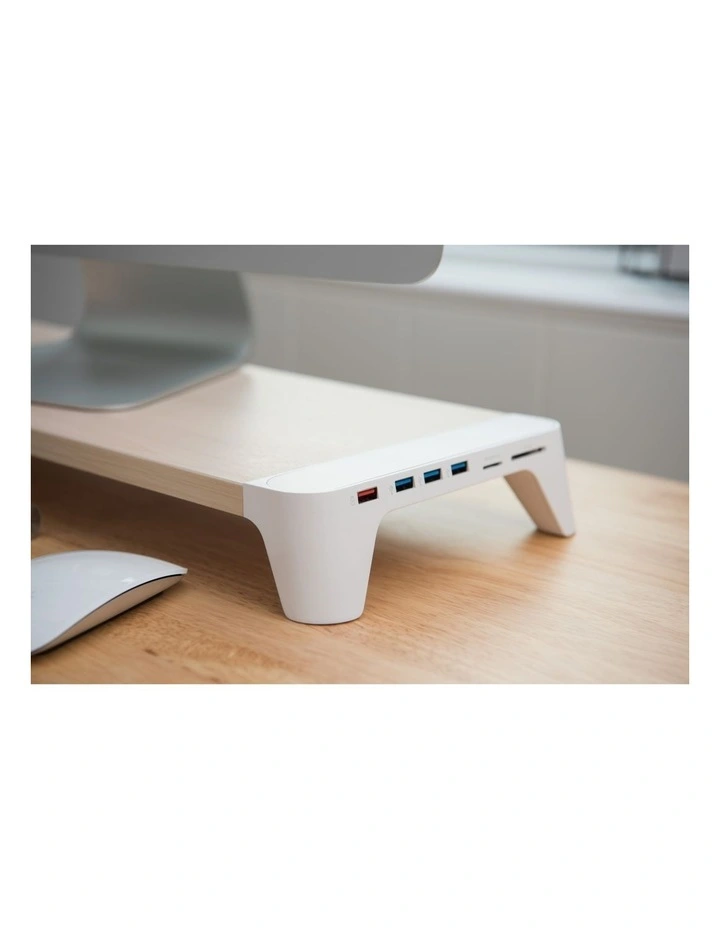 Pallo Woody Fast Charging Hub Monitor Stand image 3