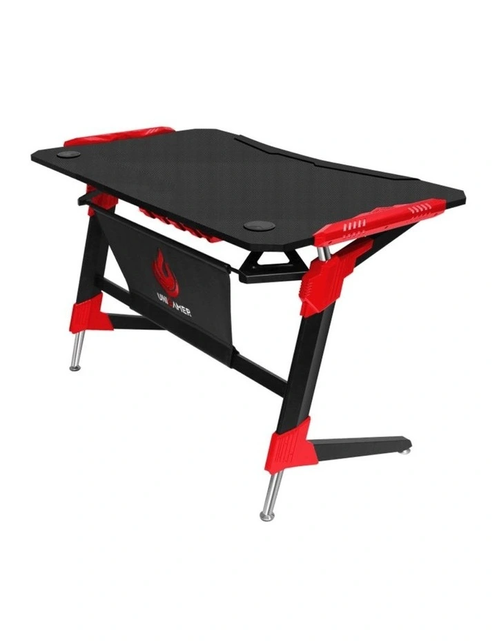 RBB Ergonomic Gaming Desk In Red image 1