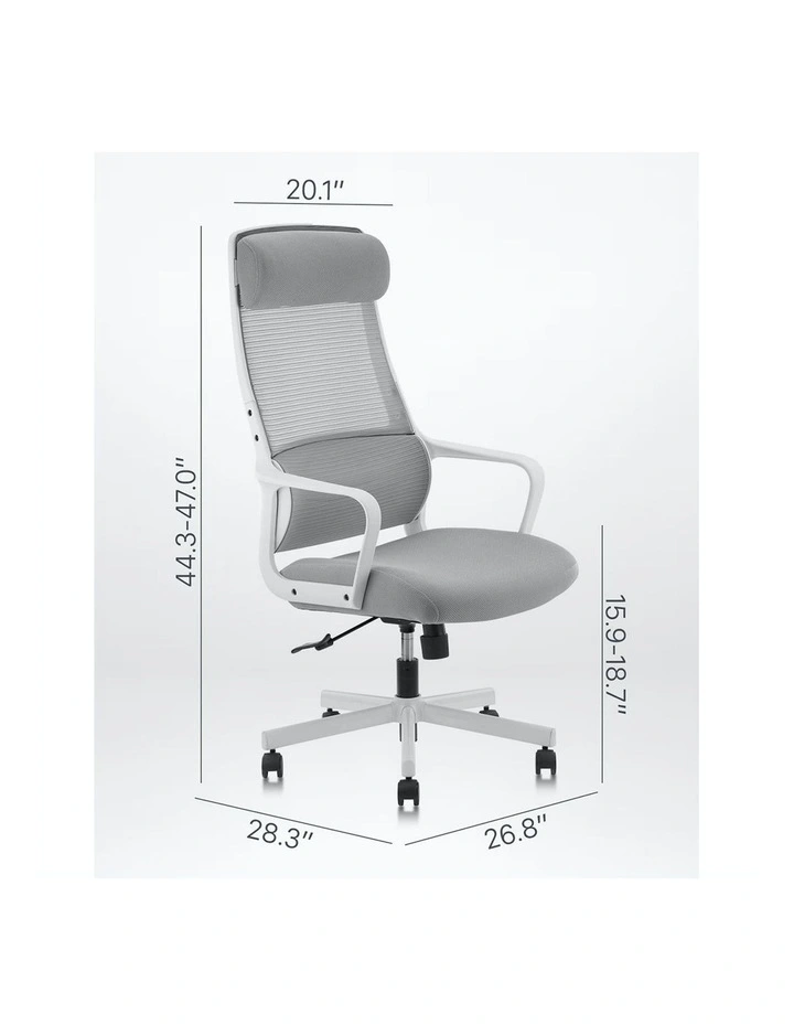 Jair High Back Office Chair Grey image 6