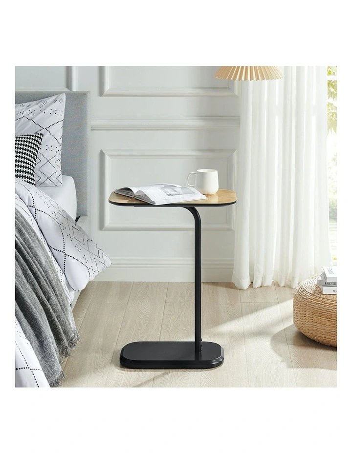 Side Table in Oak/Black image 2