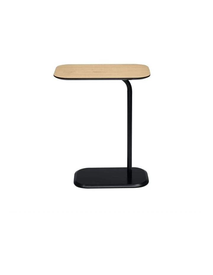 Side Table in Oak/Black image 3