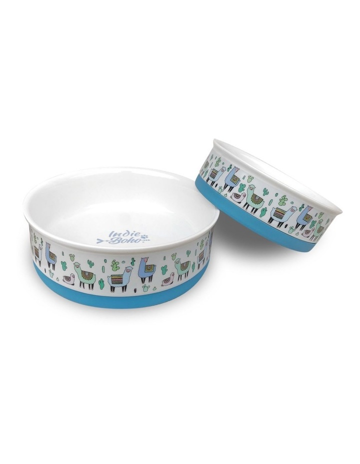 Indie Boho Pets Alpaca Family Designer Pet Bowl Set Myer