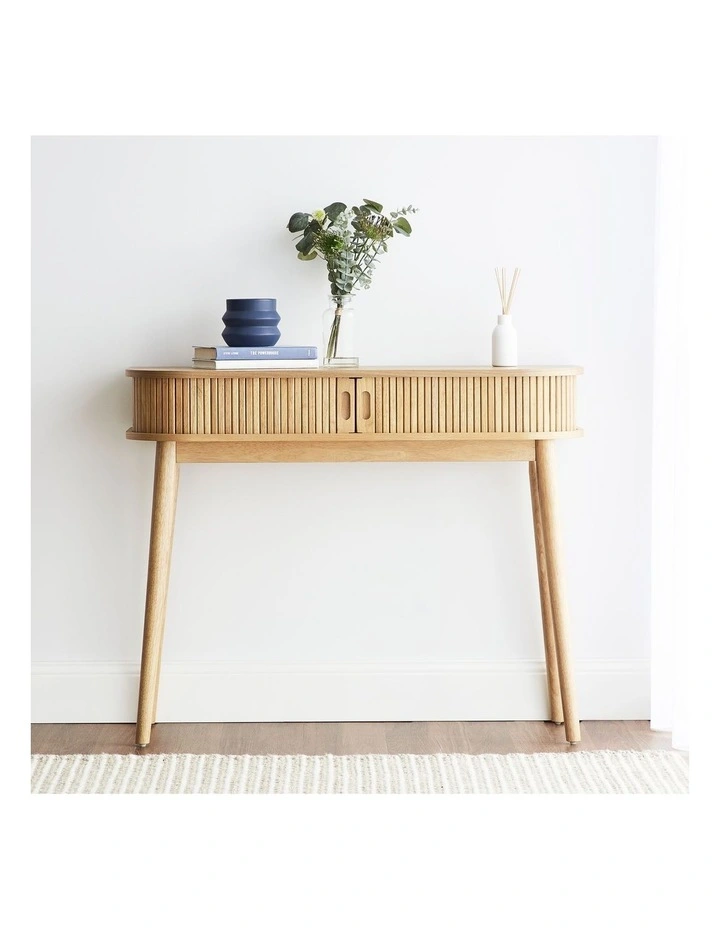 Curve Console Table in Natural image 5