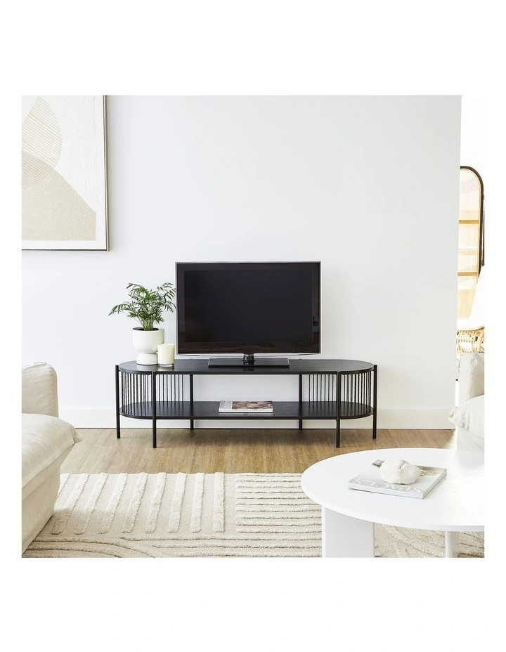 Harbor TV Unit 144cm in Black image 3