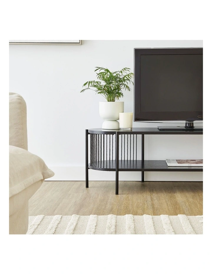 Harbor TV Unit 144cm in Black image 7