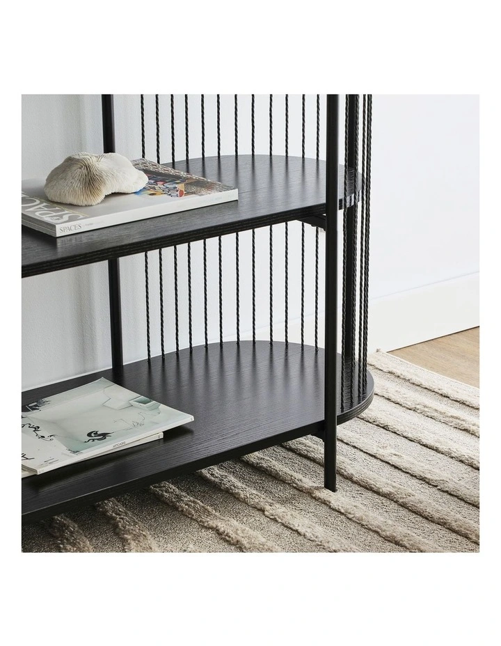 Harbor Sideboard 124cm in Black image 3