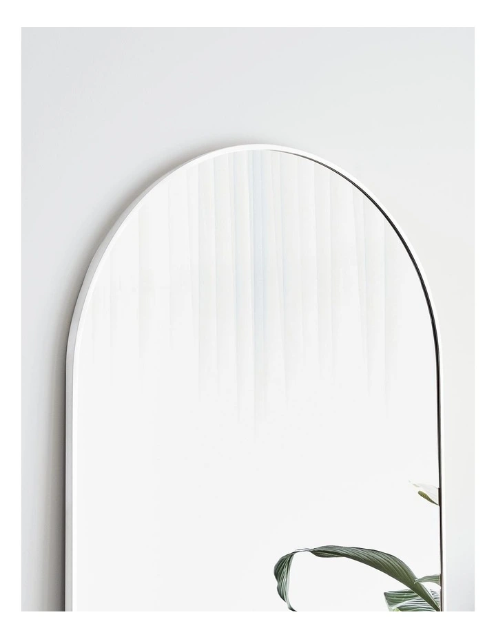 Cindy XL Arch Mirror 180cm in White image 5