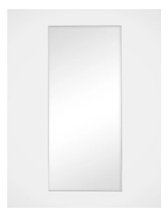 Elle XL Rectangle Mirror 180cm in White