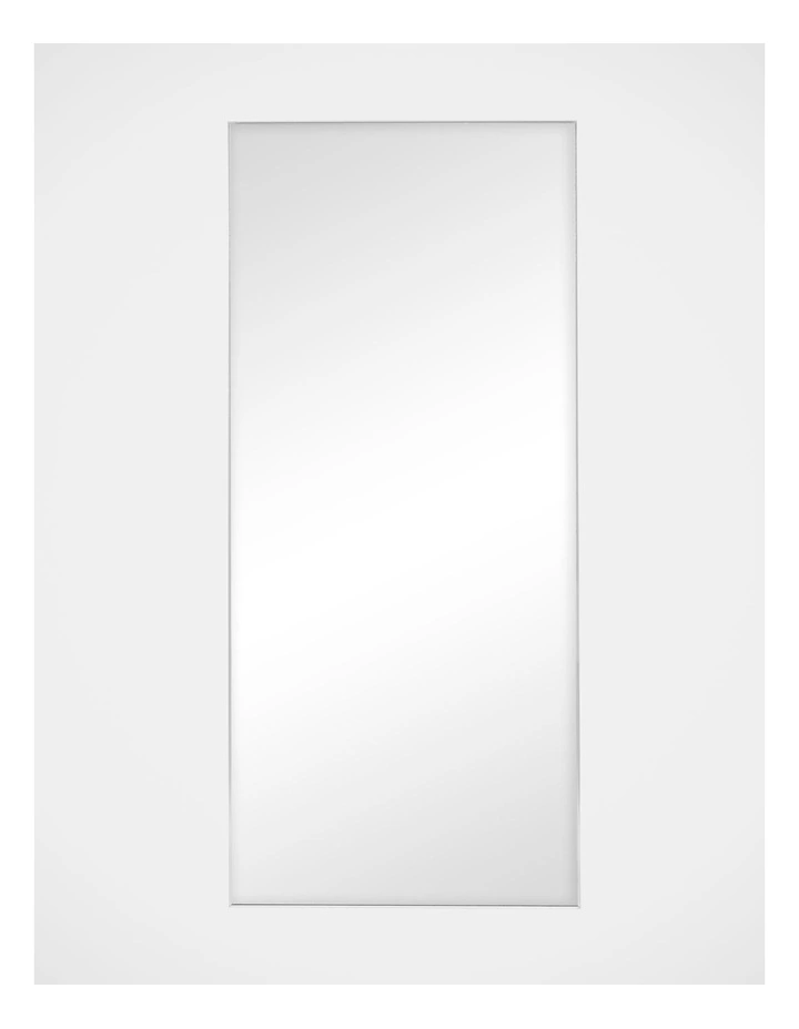 Elle XL Rectangle Mirror 180cm in White image 1