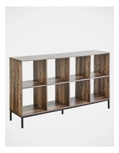 Cuba Bookshelf Large 118cm in Black Walnut