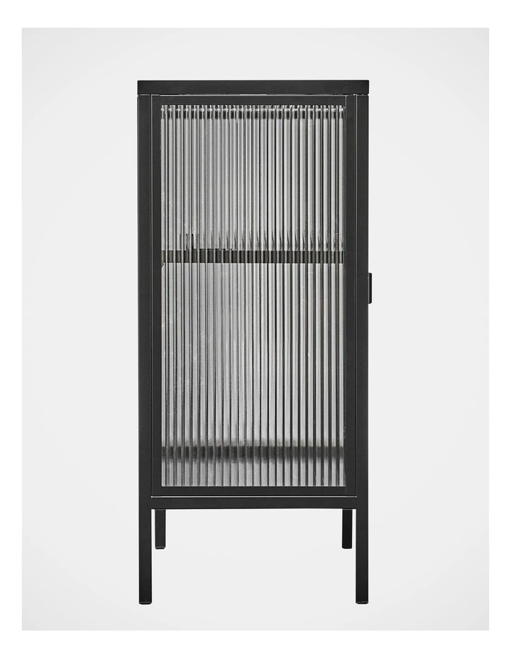 Eve Modern Metal Cabinet 80cm in Black image 6