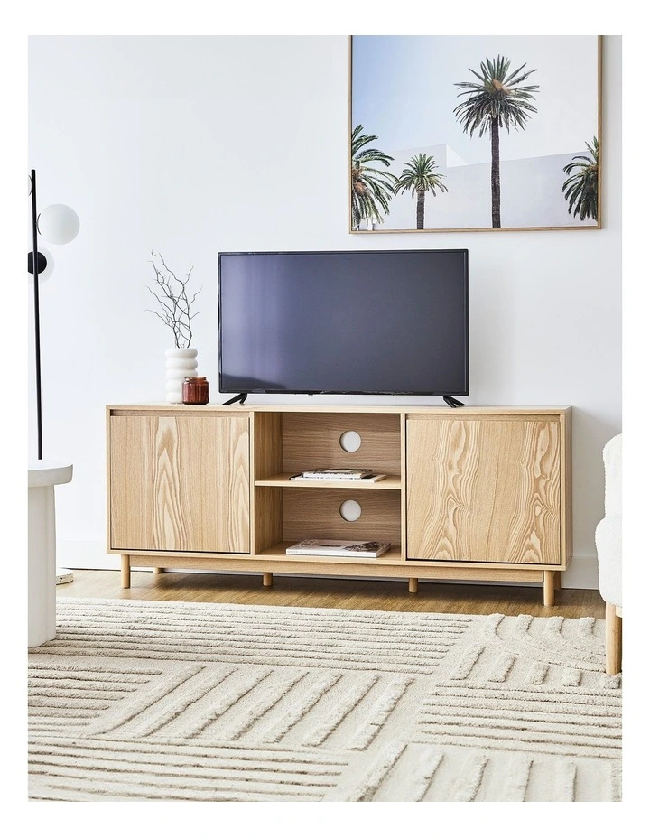 Emerson TV Unit 160cm in Natural image 4