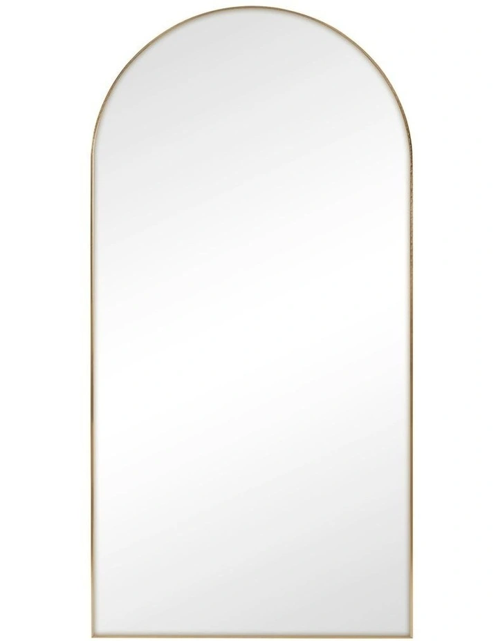 Cindy XXL 200cm Arch Mirror in Gold image 1