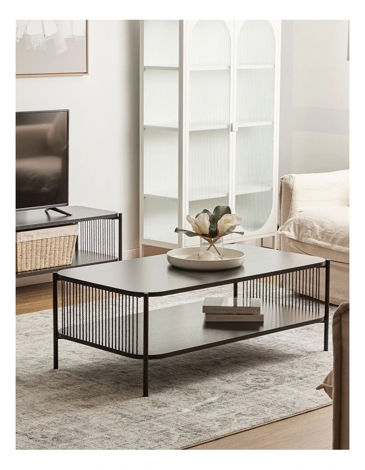 Marina Coffee Table 110cm in Black image 7
