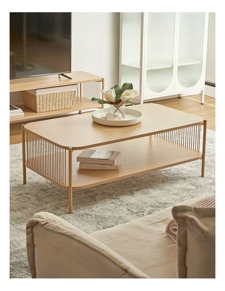 Marina Coffee Table 110cm in Natural image 2