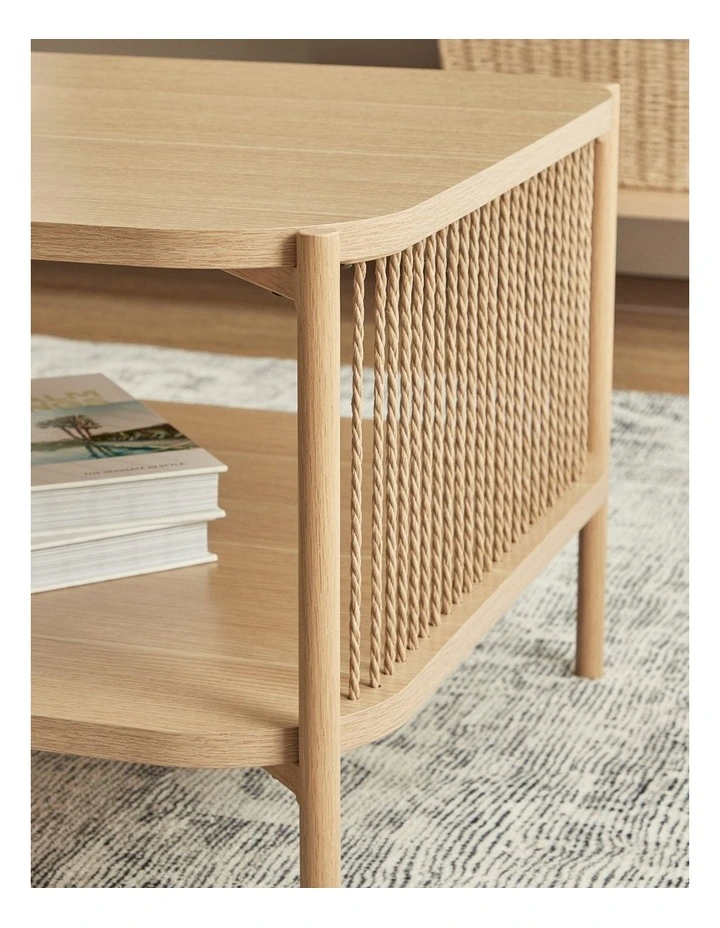 Marina Coffee Table 110cm in Natural image 5