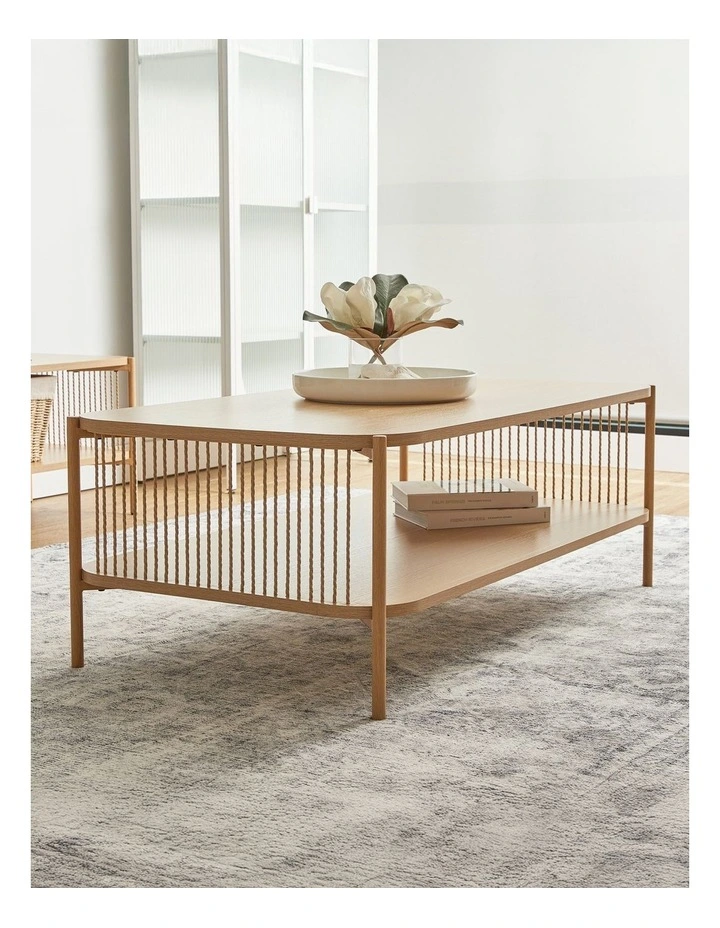 Marina Coffee Table 110cm in Natural image 6