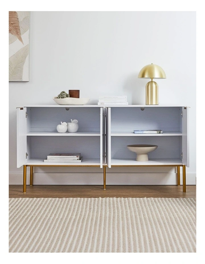 Indy Sideboard 140cm in White image 7