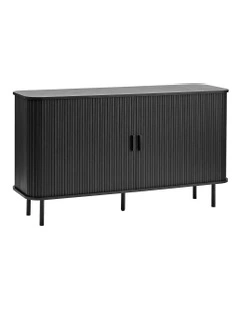 Haven Sliding Door Sideboard 140cm in Black
