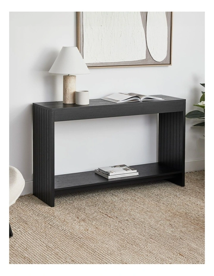 Harper Console Table 120cm in Black image 3