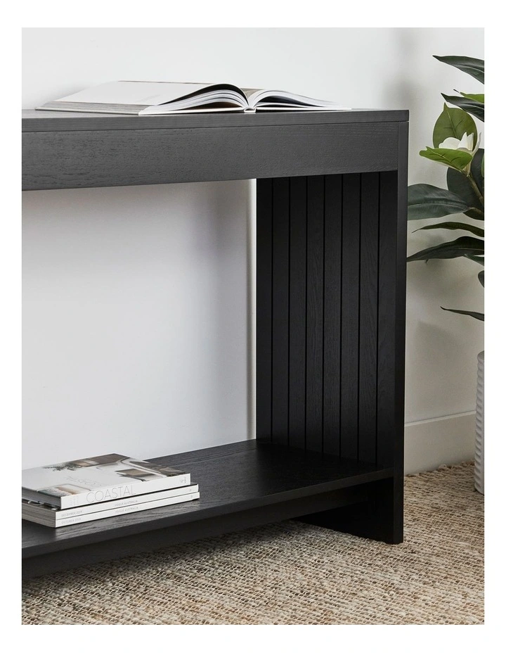 Harper Console Table 120cm in Black image 6