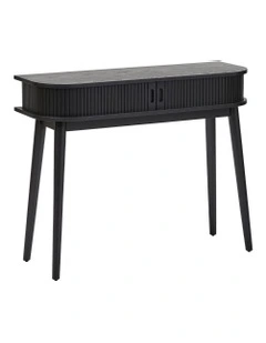 Curve Console Table 100cm in Black