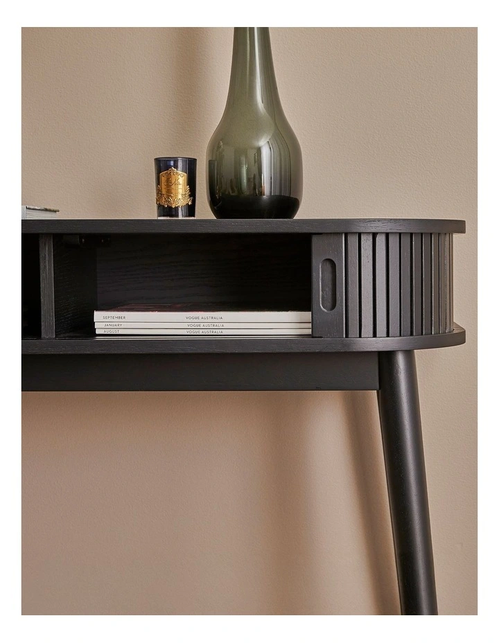 Curve Console Table 100cm in Black image 6