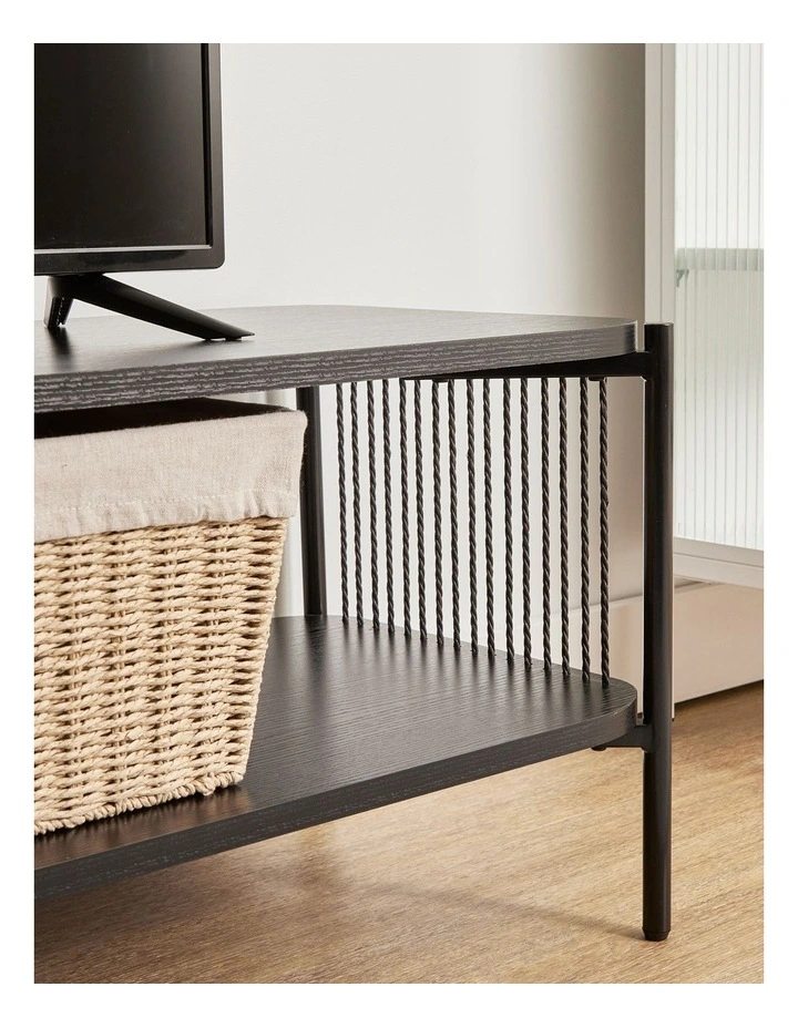 Marina Tv Unit 140cm in Black image 5