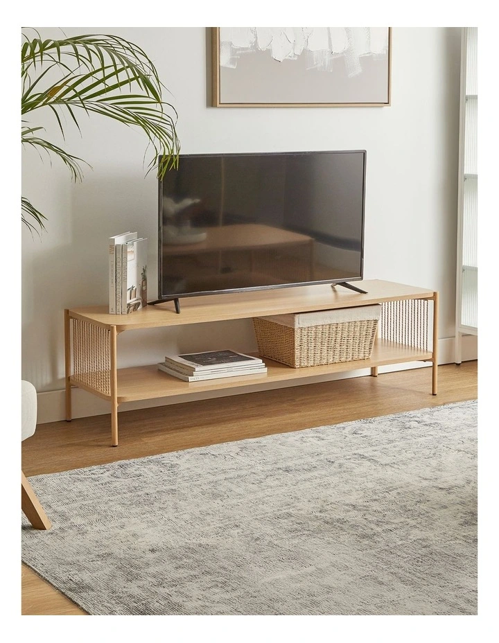 Marina Tv Unit 140cm in Natural image 3