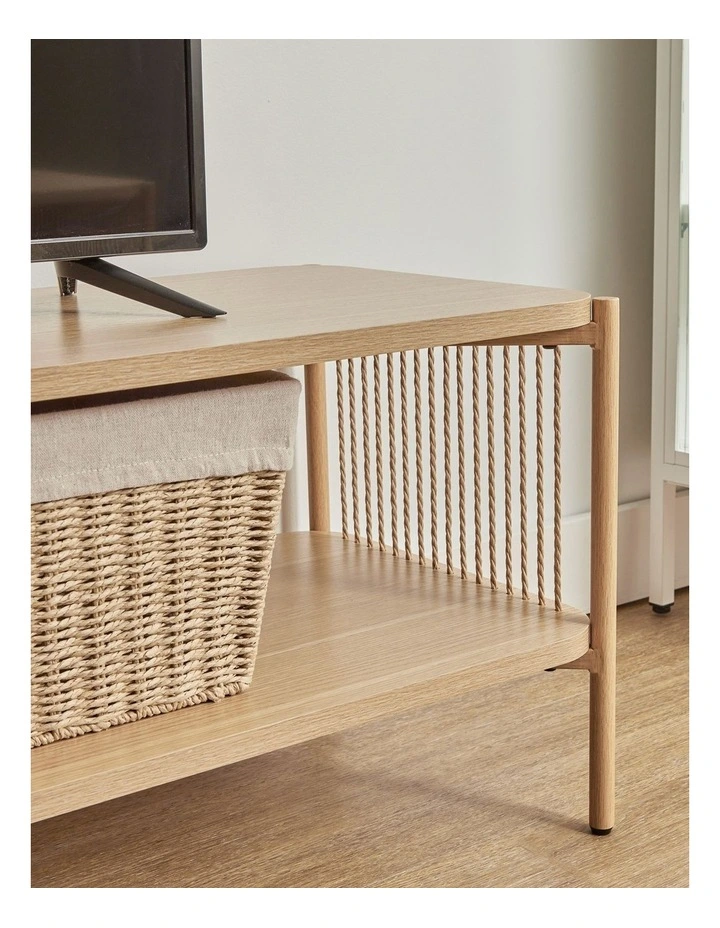 Marina Tv Unit 140cm in Natural image 5