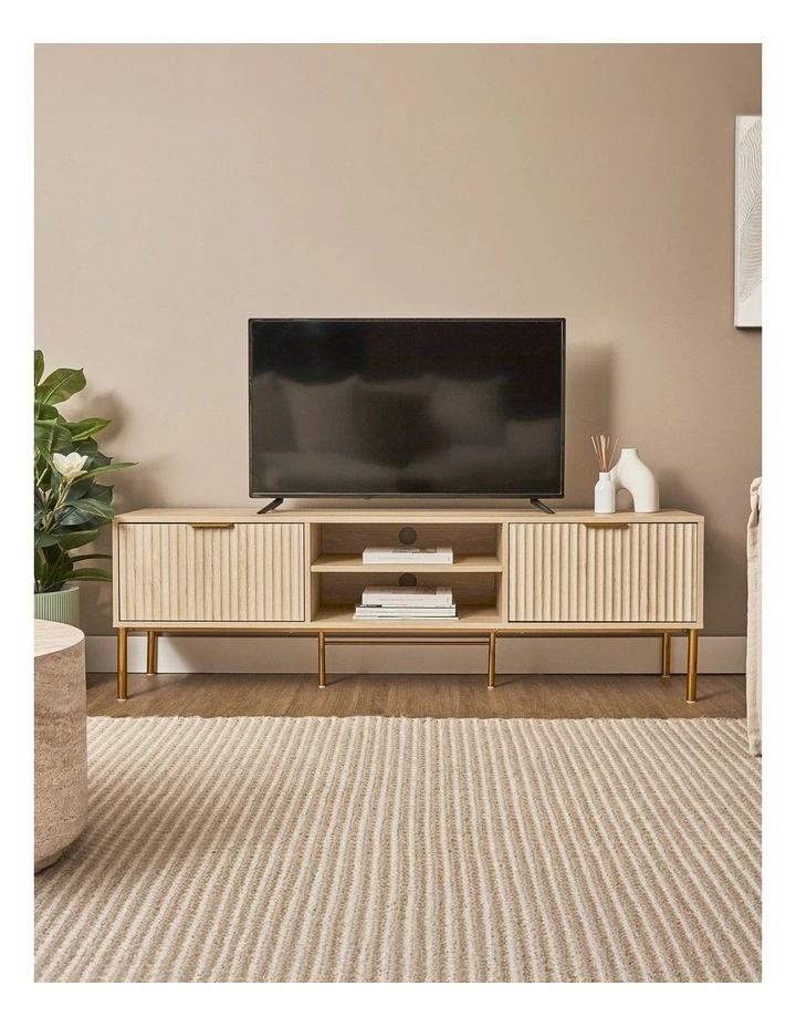 Indy Tv Unit 160cm in Natural image 5