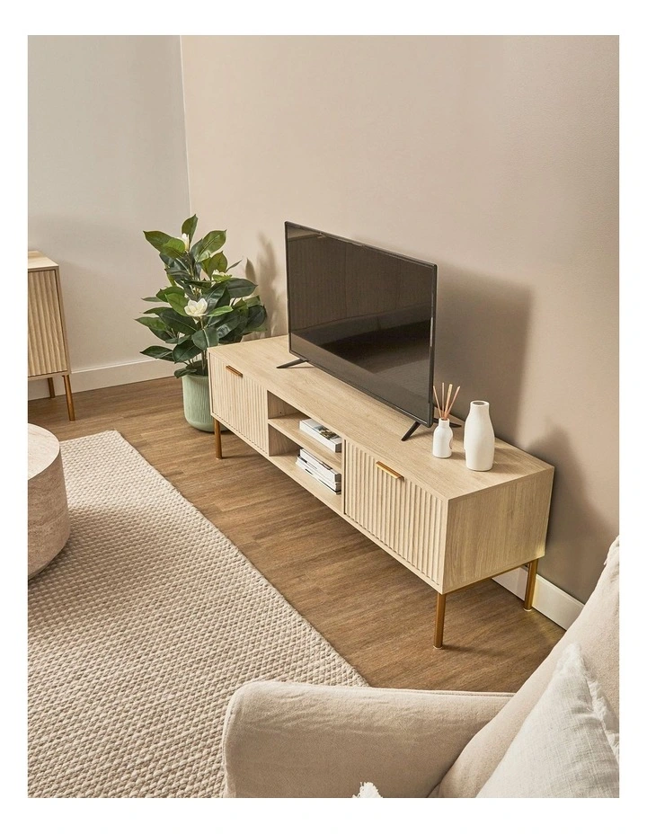 Indy Tv Unit 160cm in Natural image 7