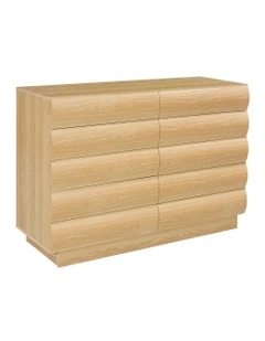 Elsene Chest of 6 Drawers 120cm in Natural