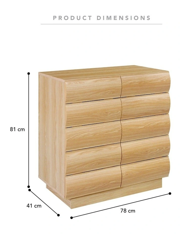 Elsene 2 Door Buffet 78cm in Natural image 4