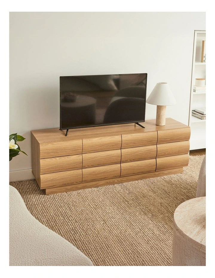 Elsene Entertainment Unit 157cm in Natural image 3