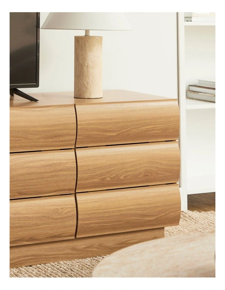 Elsene Entertainment Unit 157cm in Natural image 5
