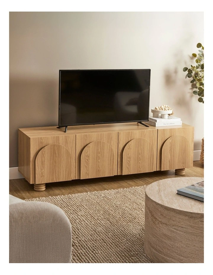 Kaari Entertainment Unit 160cm in Natural image 3