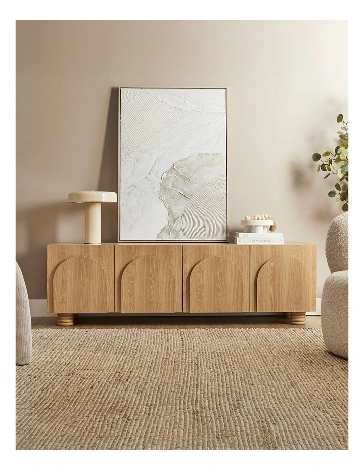 Kaari Entertainment Unit 160cm in Natural image 5